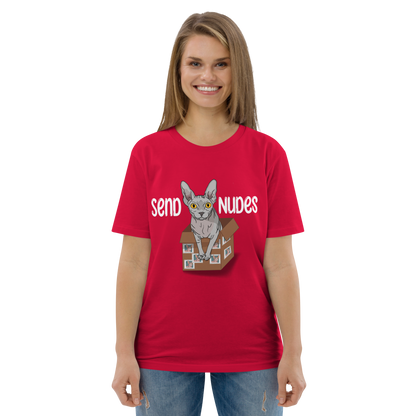 "SEND NUDES" UNISEX ECO TEE