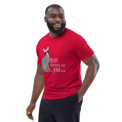 "BEST SPHYNX CAT DAD" UNISEX ECO TEE