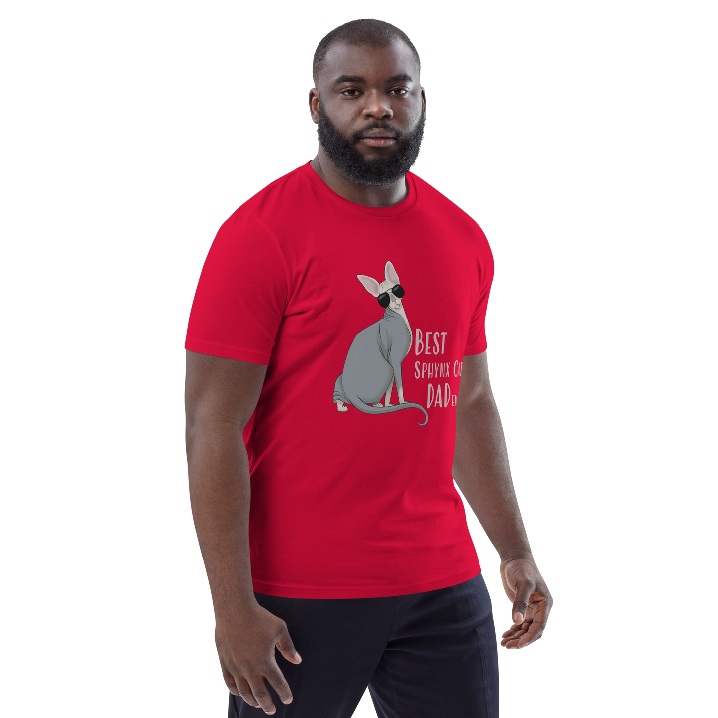 "BEST SPHYNX CAT DAD" UNISEX ECO TEE