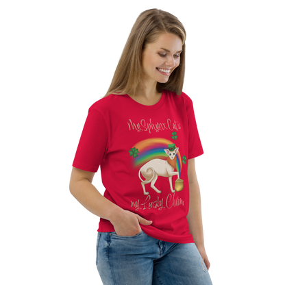 "MY SPHYNX CAT IS MY LUCKY CHARM" - UNISEX TEE