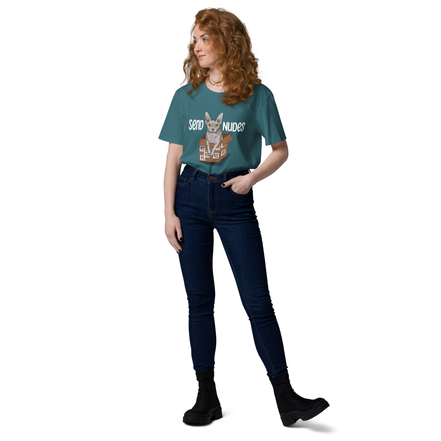 "SEND NUDES" UNISEX ECO TEE