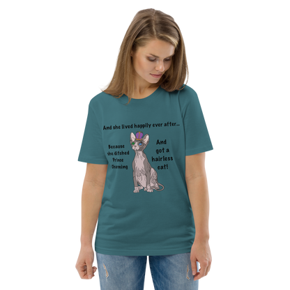 "DITCHED PRINCE CHARMING & GOT A SPHYNX CAT" ECO TEE