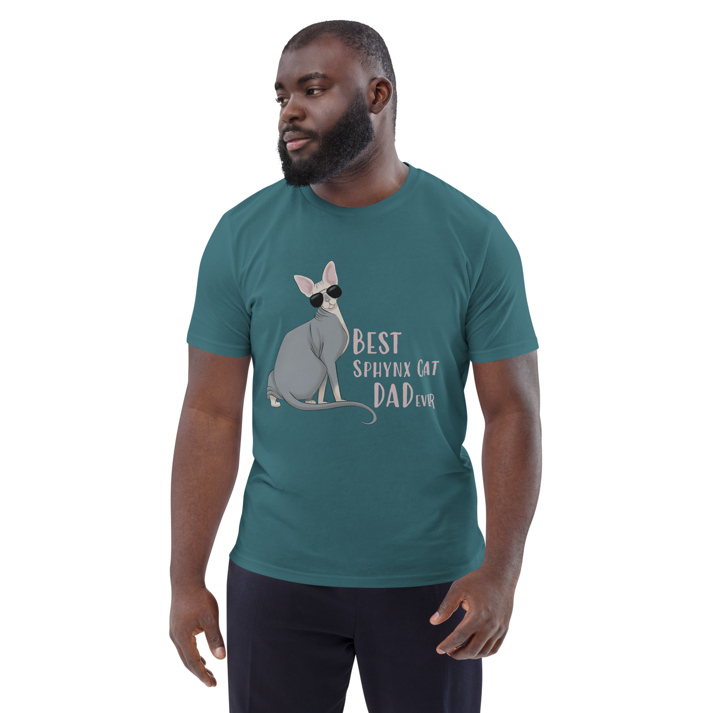 "BEST SPHYNX CAT DAD" UNISEX ECO TEE