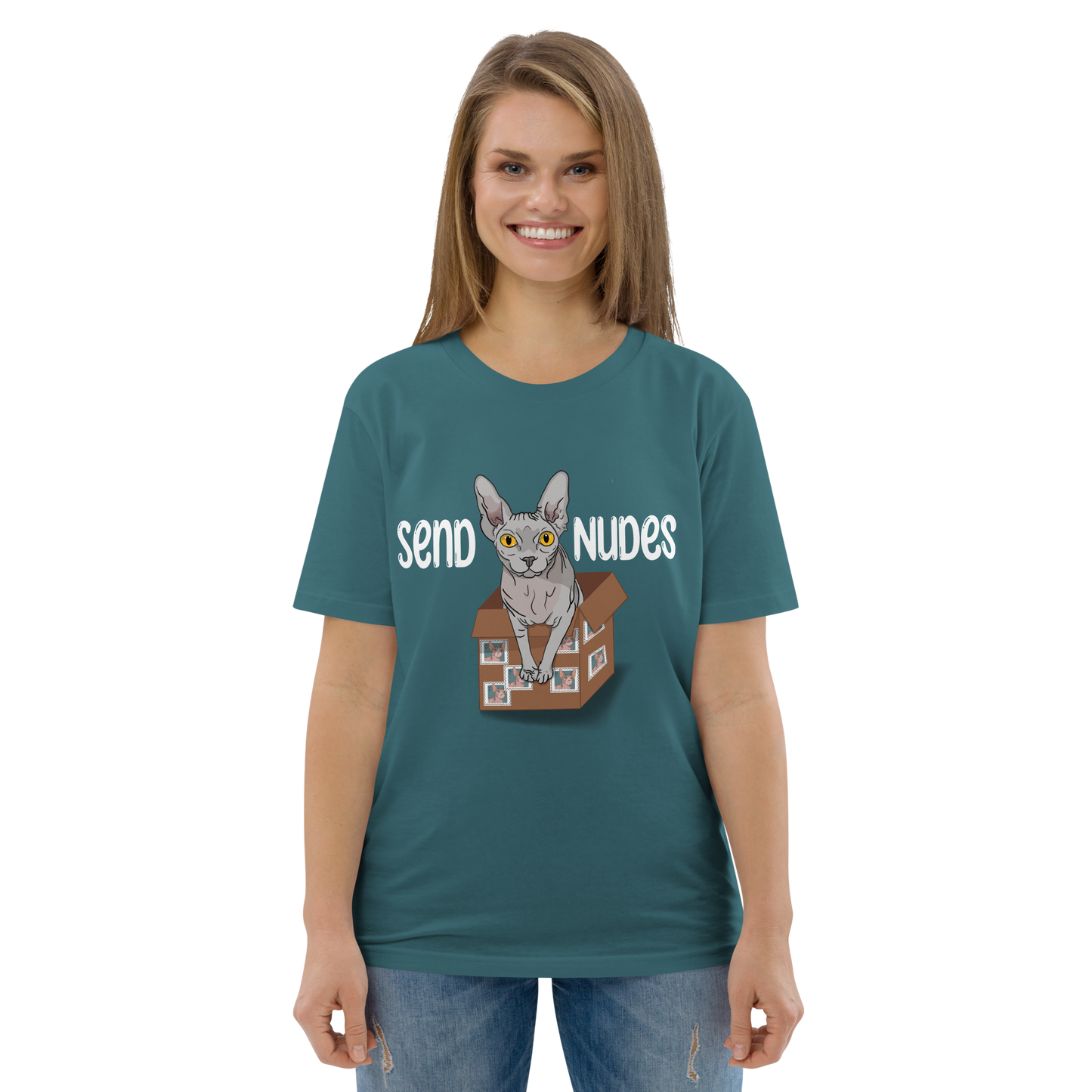 "SEND NUDES" UNISEX ECO TEE