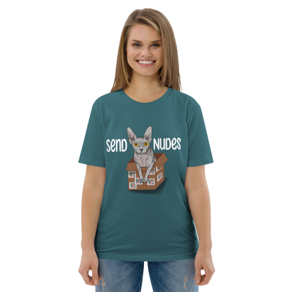 "SEND NUDES" UNISEX ECO TEE