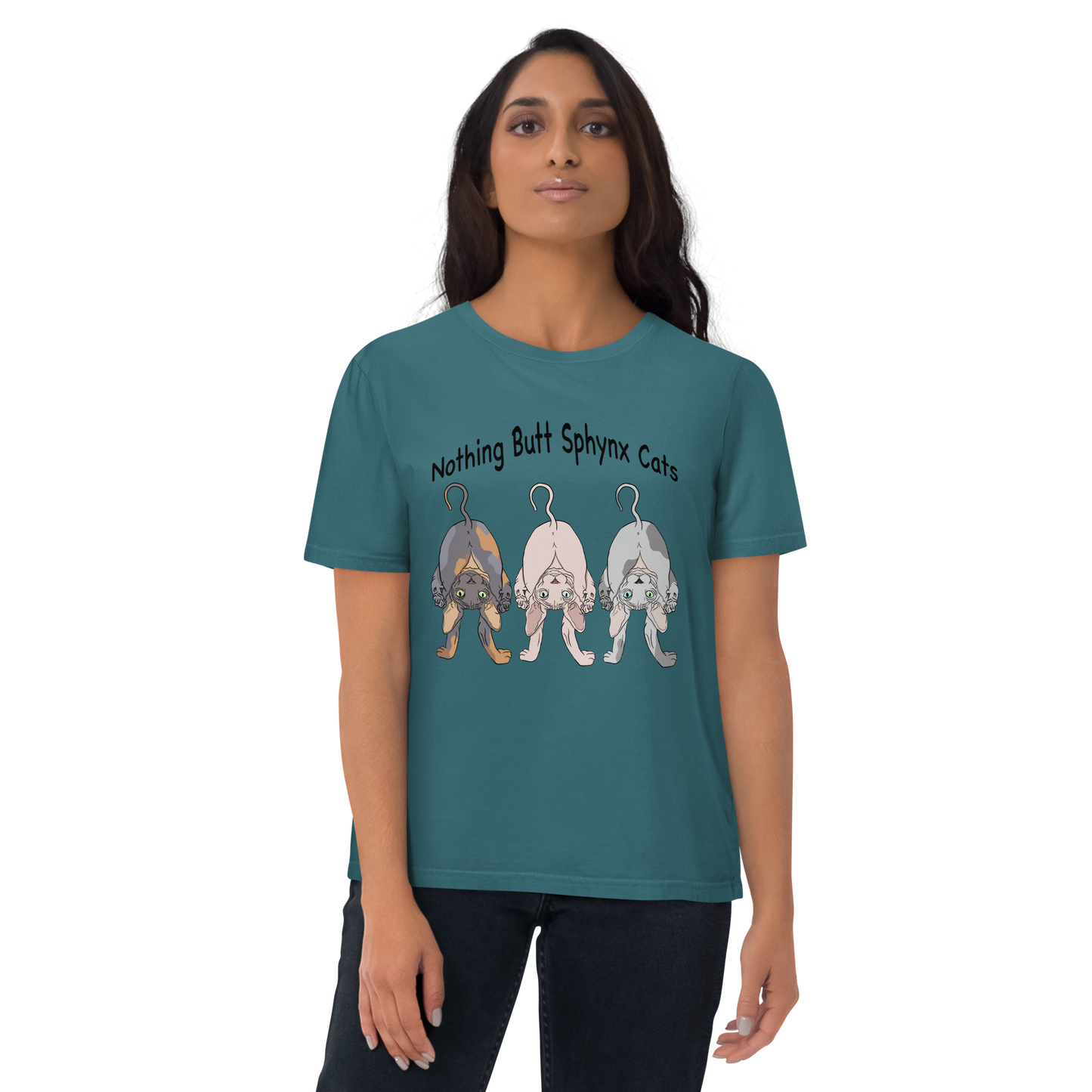 "NOTHING BUTT SPHYNX" UNISEX ECO TEE