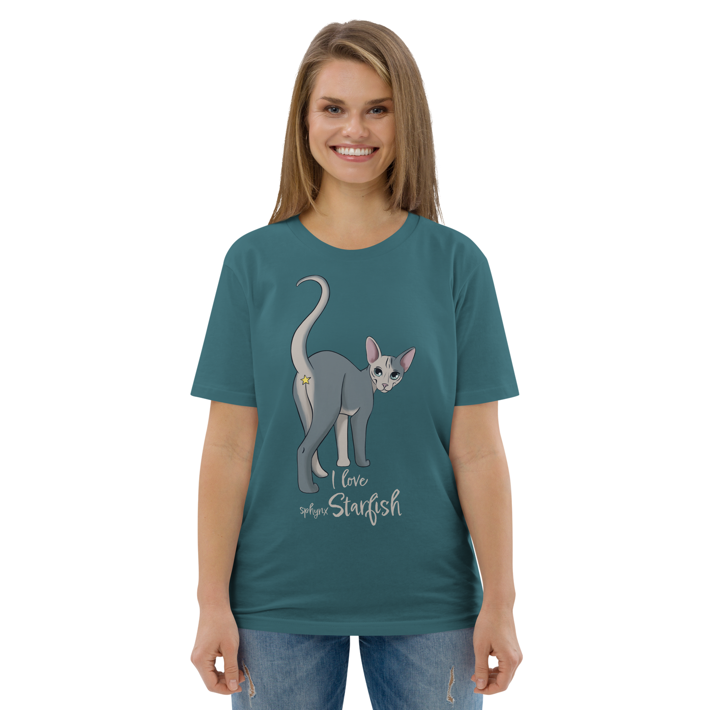 "I LOVE SPHYNX STARFISH" UNISEX ECO TEE