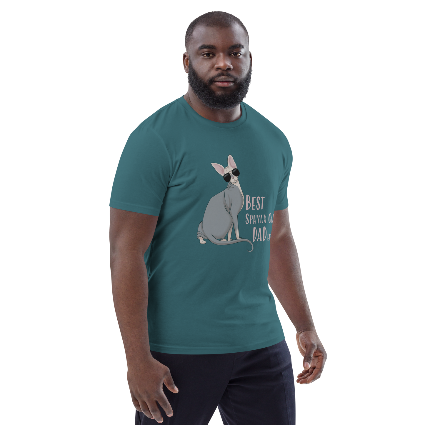 "BEST SPHYNX CAT DAD" UNISEX ECO TEE