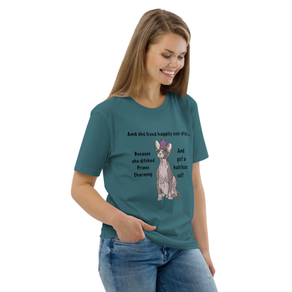 "DITCHED PRINCE CHARMING & GOT A SPHYNX CAT" ECO TEE