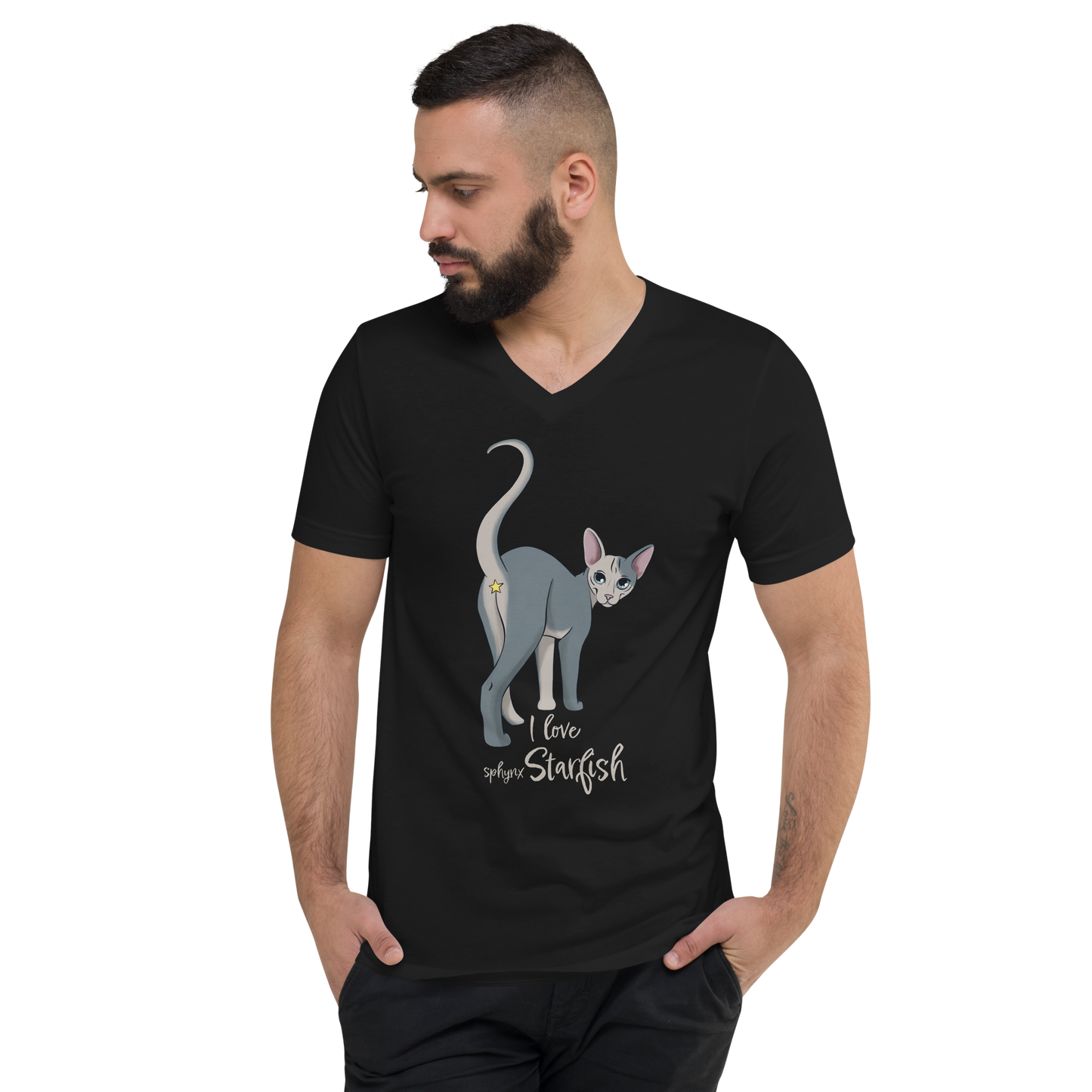 "I LOVE SPHYNX STARFISH" UNISEX ECO TEE