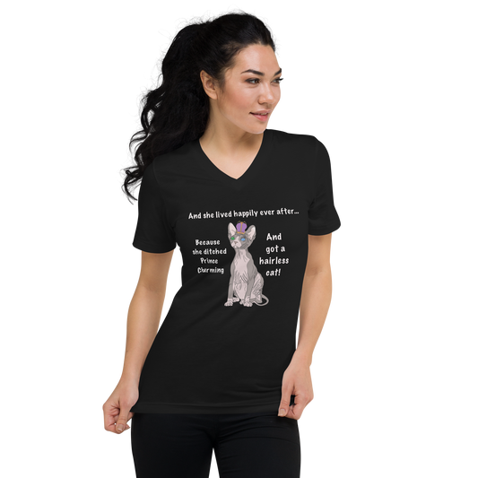 "DITCHED PRINCE CHARMING & GOT A SPHYNX CAT" ECO TEE