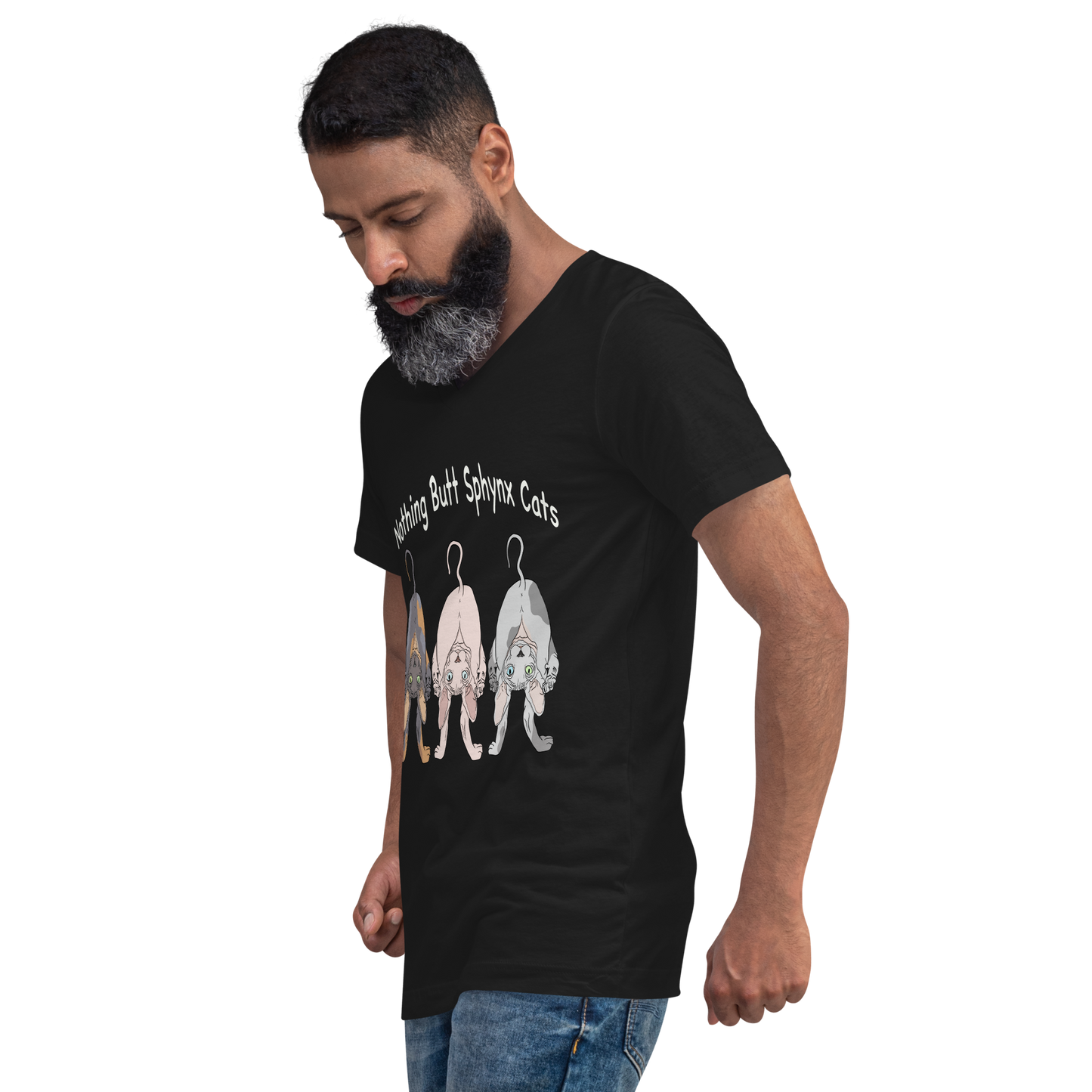 "NOTHING BUTT SPHYNX" UNISEX ECO TEE