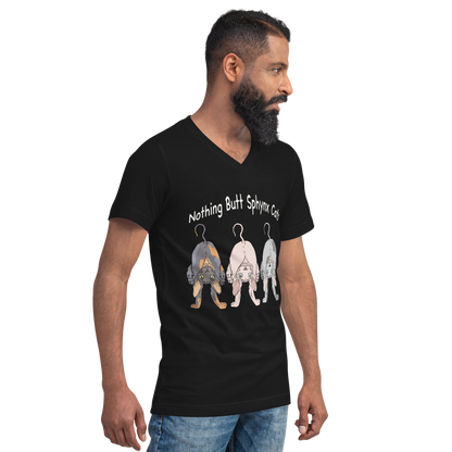"NOTHING BUTT SPHYNX" UNISEX ECO TEE