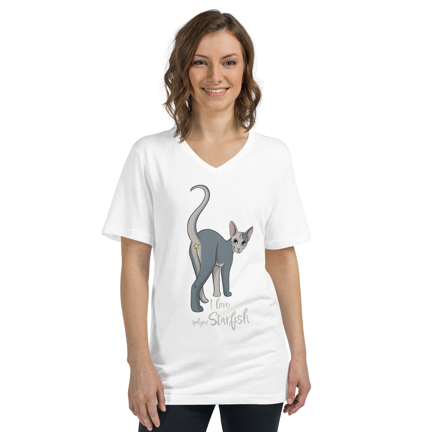 "I LOVE SPHYNX STARFISH" UNISEX ECO TEE