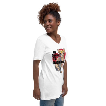 "MY SECRET TO HAPPINESS" UNISEX ECO TEE