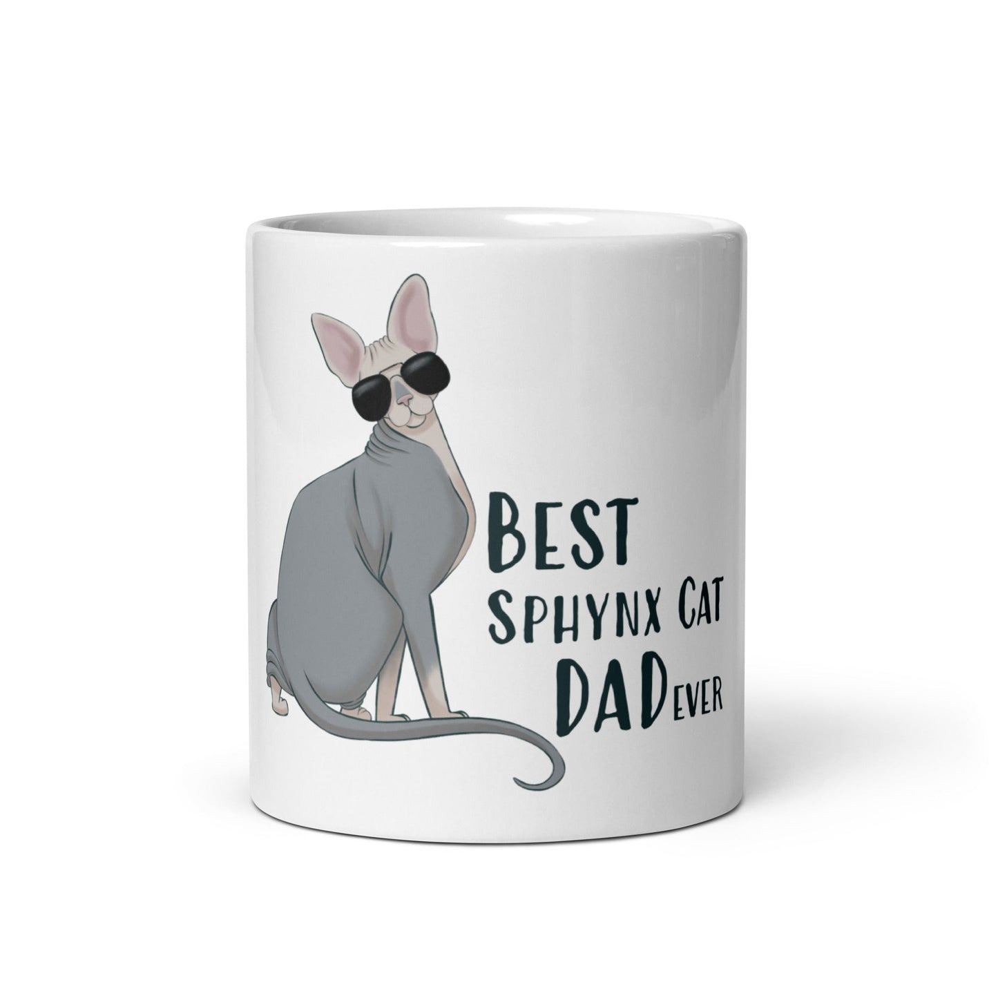 "BEST SPHYNX CAT DAD" COFFEE MUG