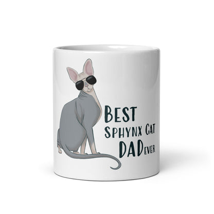 "BEST SPHYNX CAT DAD" COFFEE MUG