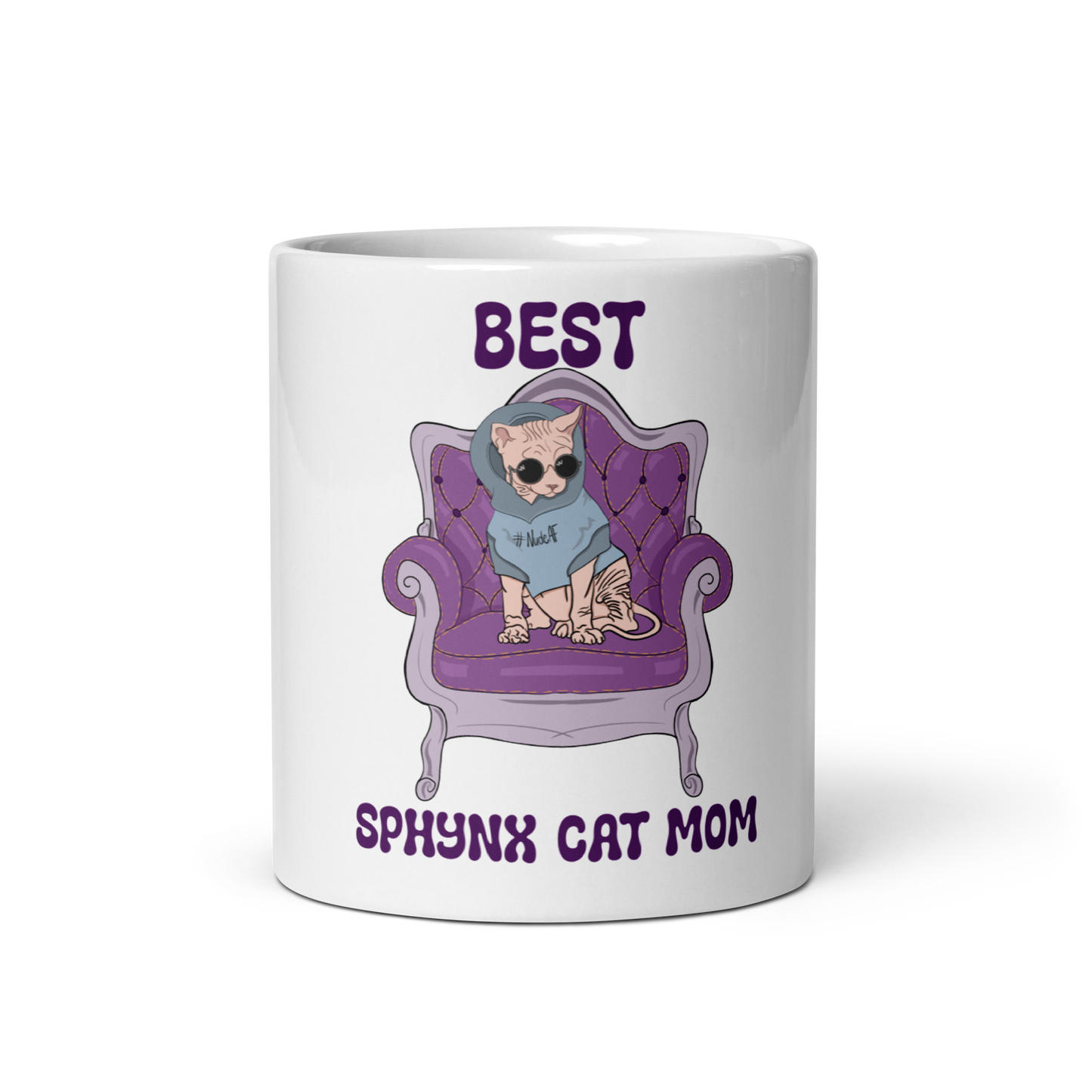 "BEST SPHYNX CAT MOM" COFFEE MUG