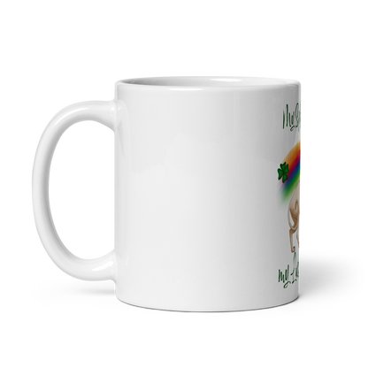 "MY SPHYNX IS MY LUCKY CHARM" COFFEE MUG