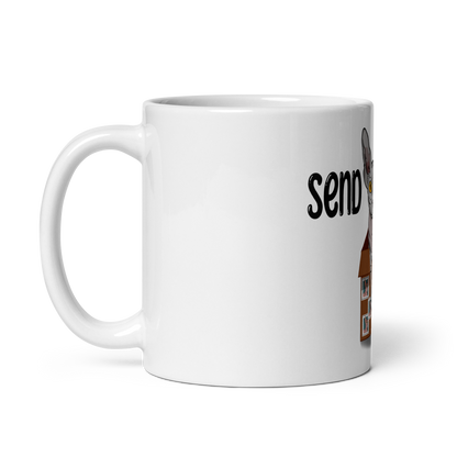 "SEND NUDES" SPHYNX COFFEE MUG