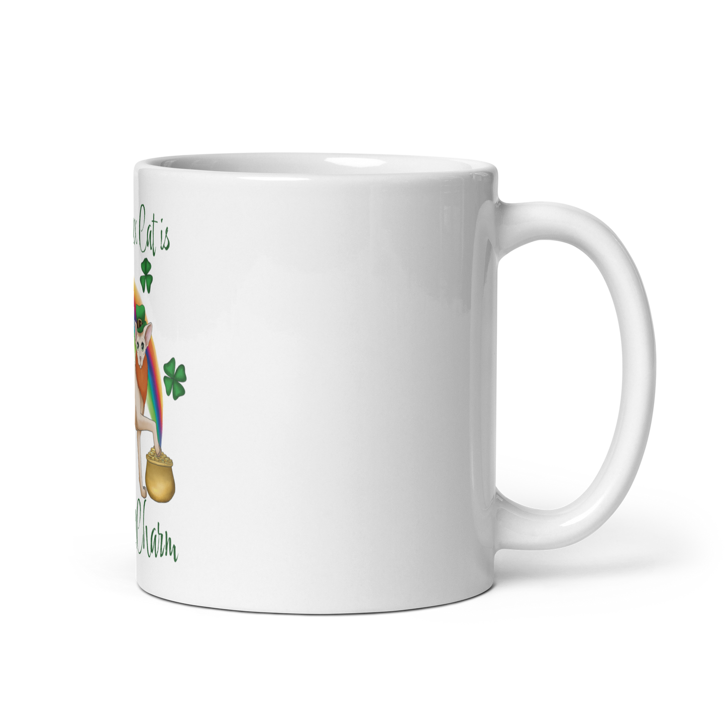 "MY SPHYNX IS MY LUCKY CHARM" COFFEE MUG