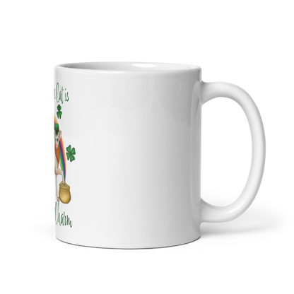 "MY SPHYNX IS MY LUCKY CHARM" COFFEE MUG