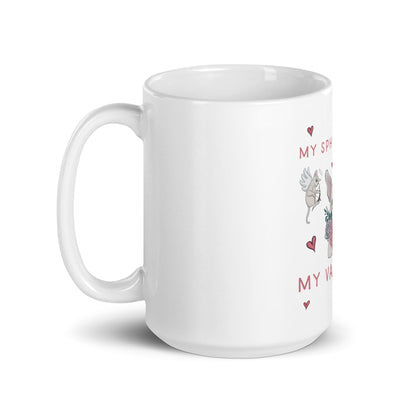 "MY SPHYNX CAT IS MY VALENTINE" COFFEE MUG
