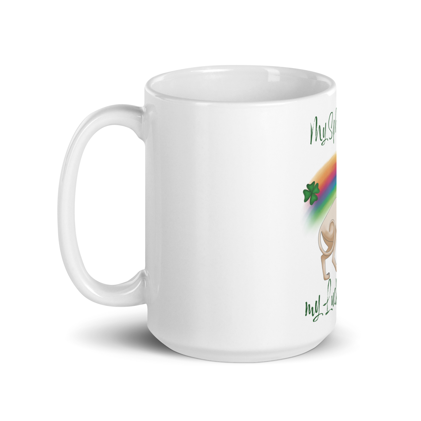 "MY SPHYNX IS MY LUCKY CHARM" COFFEE MUG