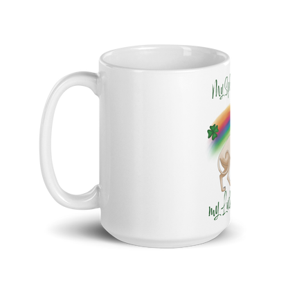"MY SPHYNX IS MY LUCKY CHARM" COFFEE MUG