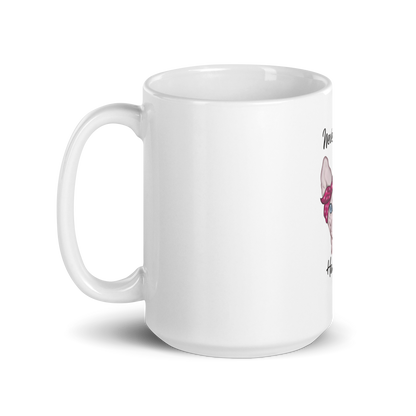 "NEVER A BAD HAIR DAY" SPHYNX COFFEE MUG