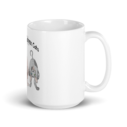 "NOTHING BUTT SPHYNX CATS" COFFEE MUG