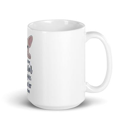 "BEHIND EVERY WOMAN" SPHYNX MUG