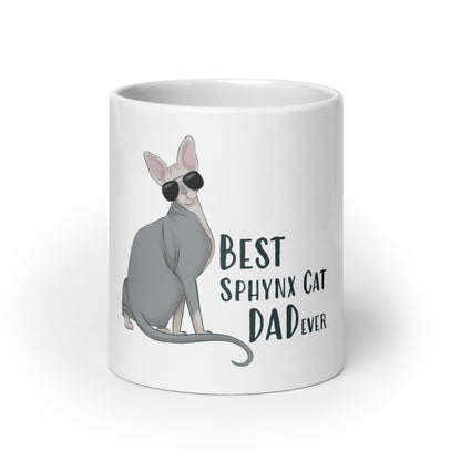 "BEST SPHYNX CAT DAD" COFFEE MUG