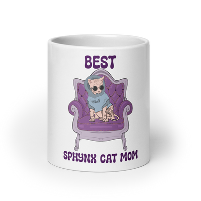 "BEST SPHYNX CAT MOM" COFFEE MUG