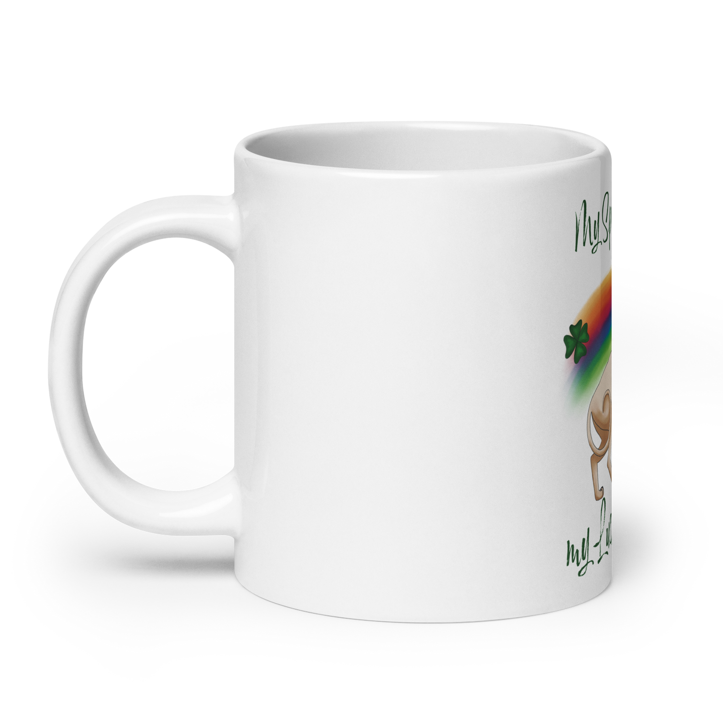 "MY SPHYNX IS MY LUCKY CHARM" COFFEE MUG