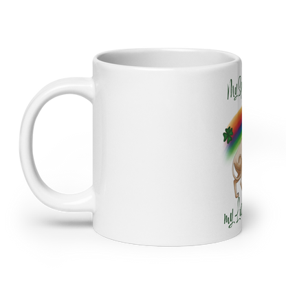 "MY SPHYNX IS MY LUCKY CHARM" COFFEE MUG