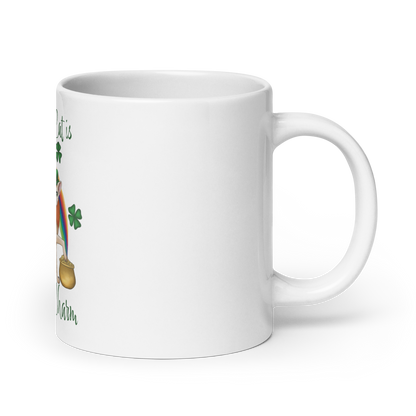 "MY SPHYNX IS MY LUCKY CHARM" COFFEE MUG