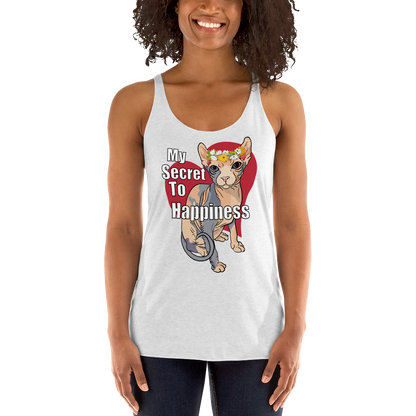 "MY SECRET TO HAPPINESS" TANK