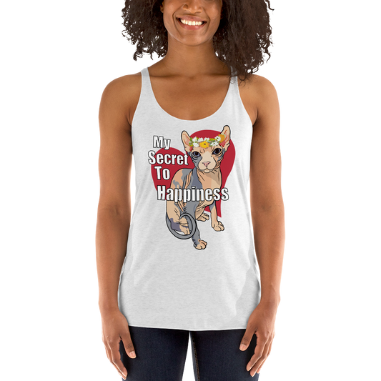 "MY SECRET TO HAPPINESS" TANK