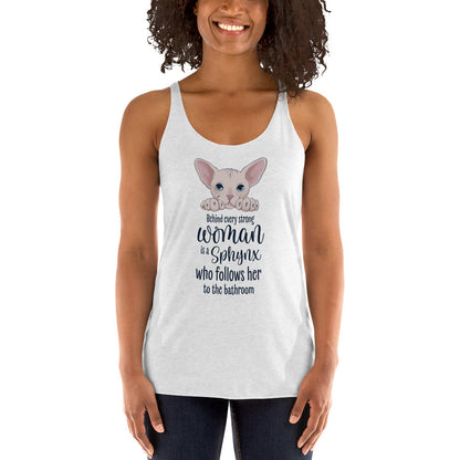 "BEHIND EVERY WOMAN" SPHYNX TANK