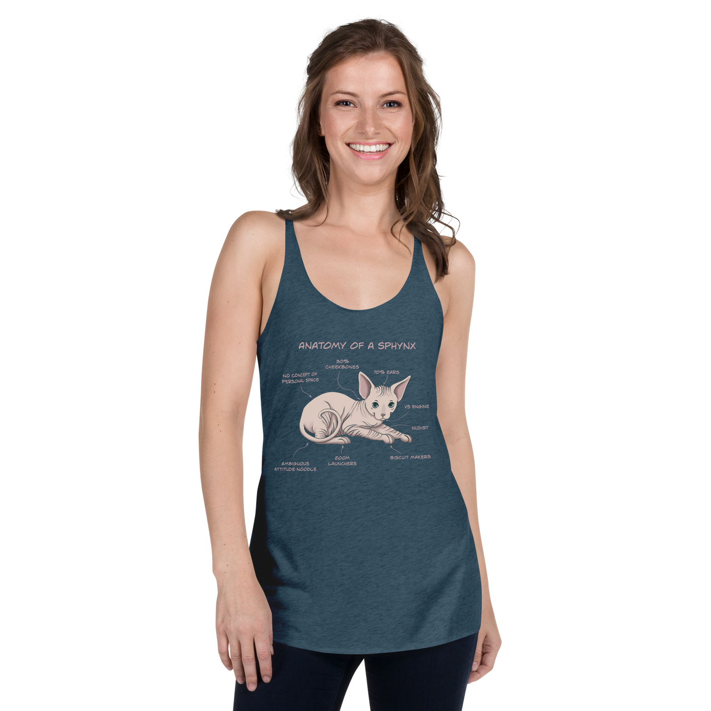 "ANATOMY OF A SPHYNX" WOMAN'S TANK