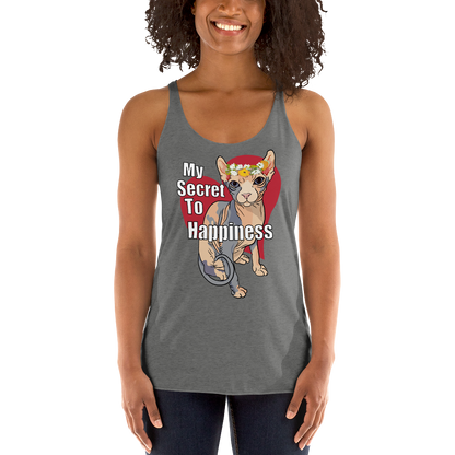 "MY SECRET TO HAPPINESS" TANK