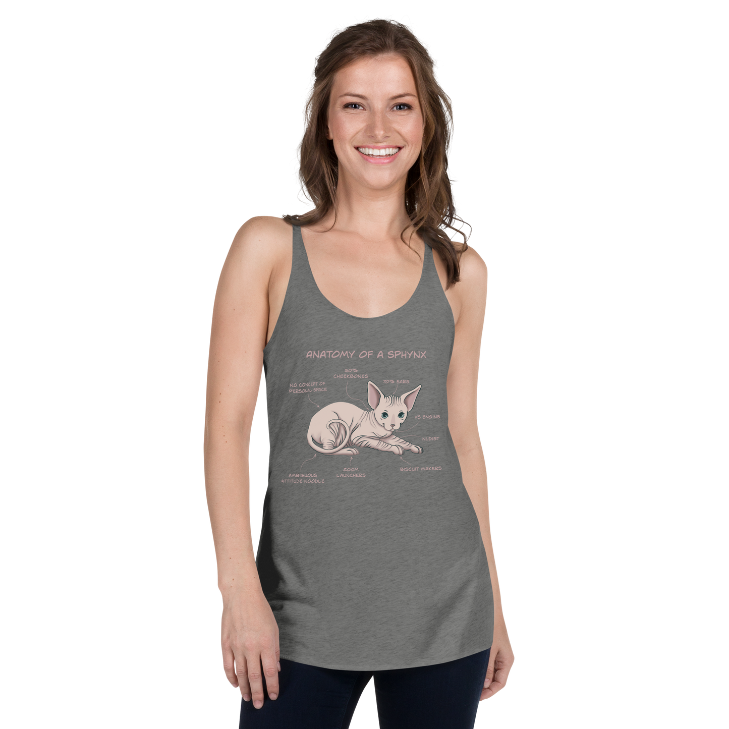 "ANATOMY OF A SPHYNX" WOMAN'S TANK