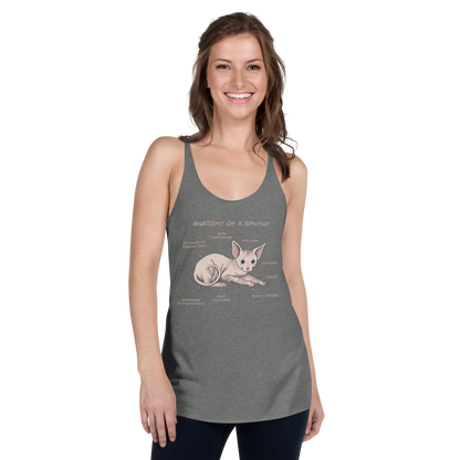 "ANATOMY OF A SPHYNX" WOMAN'S TANK