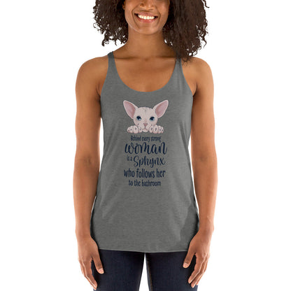 "BEHIND EVERY WOMAN" SPHYNX TANK