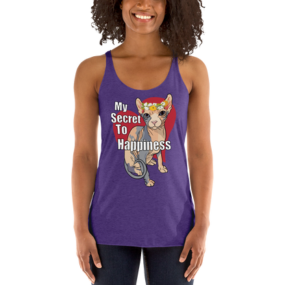 "MY SECRET TO HAPPINESS" TANK
