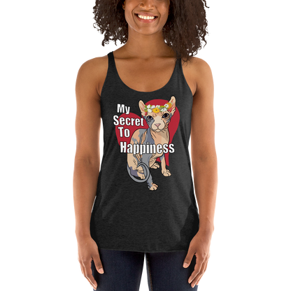 "MY SECRET TO HAPPINESS" TANK