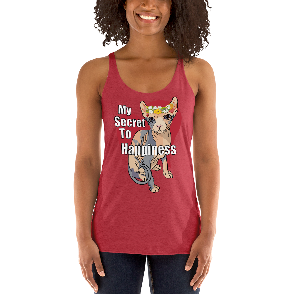 "MY SECRET TO HAPPINESS" TANK