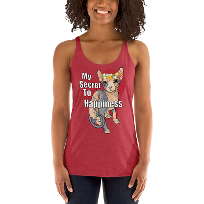 "MY SECRET TO HAPPINESS" TANK