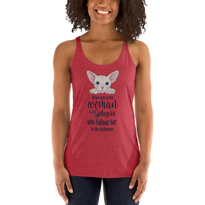"BEHIND EVERY WOMAN" SPHYNX TANK